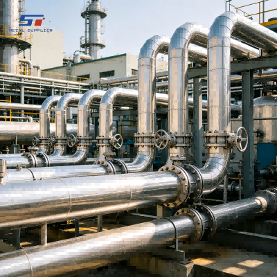 Stainless Steel Pipeline Supply for Southeast Asia Chemical Plant