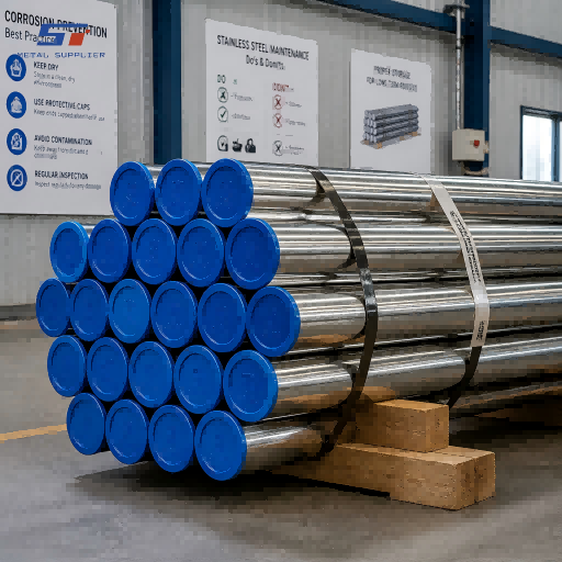 How to Prevent Corrosion in Stainless Steel Pipe During Storage, Fabrication, and Installation