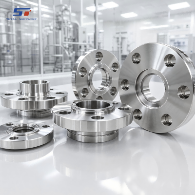CNC-Machined Stainless Steel Flange Components for High-Purity Pump Assemblies